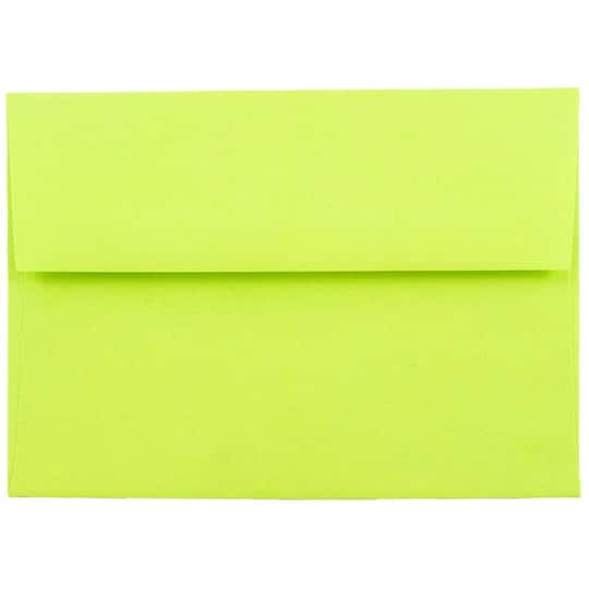 JAM Paper A6 Colored Invitation Envelopes